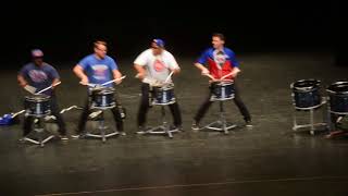 Detroit Pistons drumline performs at Percussion Concussion concert at Jackson College [upl. by Yttak]