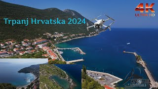 Trpanj Hrvatska 2024 dronephotography dronekamenjas subscribe 4K [upl. by Nimzzaj]