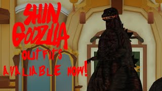 RHS OUTFIT CODES Shin Godzilla Reiwa era Robloxian Highschool 6 [upl. by Whall]