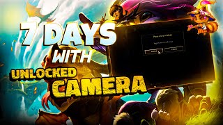 I Played League of Legends for 7 DAYS with Unlocked Camera [upl. by Nairrod909]