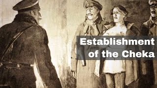 20th December 1917 Establishment of the Cheka the Russian Bolshevik secret police [upl. by Nilrah]