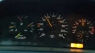 W124 23 twincharger 3rd gear acceleration 06bar [upl. by Oivat]