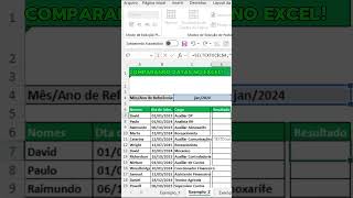 Comparando Datas no Excel com a Função SE e CARACTUNICODE ✅ função excelfacil microsoft [upl. by Nawd]