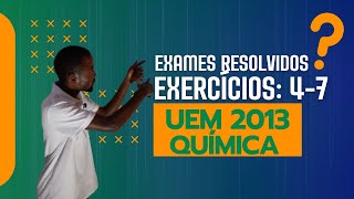 Exame da UEM 2013 Resolução dos exercícios 47 [upl. by Enohpesrep]