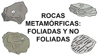 ROCAS METAMÓRFICAS FOLIADAS Y NO FOLIADAS [upl. by Anderson]