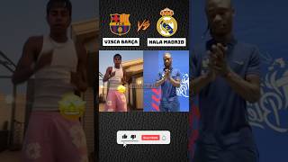 VISCA BARÇA vs HALA MADRID  dance challenge🕺 shorts dance music halamadrid viscabarça [upl. by Sesiom]