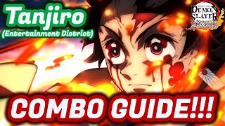 Tanjiro ED Combo Guide Best Combos amp How to do Them  Demon Slayer Hinokami Chronicles Combos [upl. by Daniela]