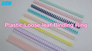 A4 Plastic Looseleaf Binding Ring Binder Rings  DIY Binding Books Documents Albums [upl. by Nirraj]