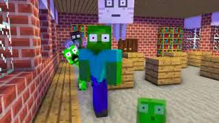 BigSchoolMinecraft and ratkidz Monster School BOTTLE FILP Challenge APOCALYPSE Minecraft  Topic [upl. by Nnagem]