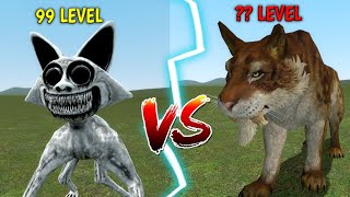 CAT ZOONOMALY MONSTER vs SABERTOOTHED CAT REAL LIFE Garrys Mod [upl. by Dominga]