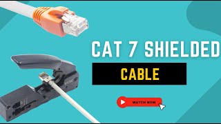 How to terminate Cat6ACat7 Ethernet Shielded Cable VCELINK Cat7 Shielded Connector [upl. by Ottilie396]