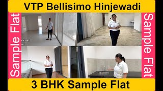 VTP Bellissimo Hinjewadi  3 BHK Sample Flat Tour  VTP Bluewaters Hinjewadi [upl. by Rosen]