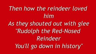 Rudolph The Red Nosed Reindeer  Gene Autry lyrics [upl. by Aseel]