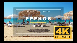 Pefkos beach  Rhodes  Rodosz [upl. by Hnahk]