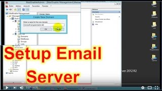 Server Setup MailEnable Mailserver MailboxMailaccount MX Record and Outlook [upl. by Artenal]