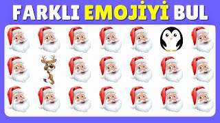 FARKLI EMOJİYİ BUL‼ 25 Sorudan Kaç Tanesini Bileceksin❓ Emoji Bulmaca [upl. by Grishilda841]