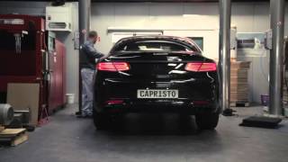 Mercedes S63 Coupe with Capristo exhaust [upl. by Porter]