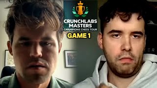 Fascinating Game between Magnus Carlsen amp Nepomniachtchi in Losers Semifinals of Crunchlabs Masters [upl. by Dahsra742]