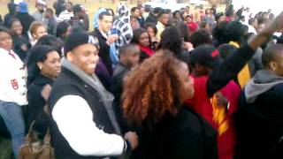 Tristan Wilds amp Elijah Kelley at Tuskegee University doing the Wobble Dance [upl. by Alac]