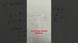 Electrical Energy Formula [upl. by Adnamas]