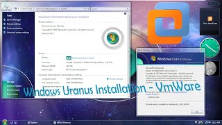 Windows Uranus Installation  VMWare [upl. by Quartas875]