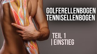 Tennisarm und Golferarm  Übungen zur Rehabilitation und Schmerzlinderung  Teil 1 [upl. by Acinonrev]