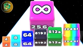 JELLY RUN 2048  Big Update Jelly Cube Run Infinity Mode [upl. by Irod]