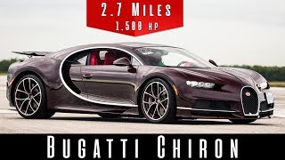 2018 Bugatti Chiron Top Speed Test [upl. by Leahsim]