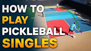 Pickleball SINGLES Rules Breakdown [upl. by Ainnet]