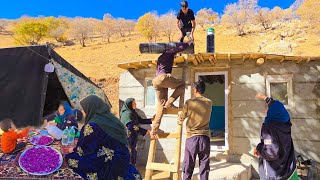 ❄️🛖quotWinter Preparations Family Bonding Roofing and Homemade Picklesquot [upl. by Ynaffital]