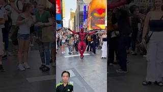 deadpoolcosplay deadpool spiderman marvel deadpoolfan cosplay deadpoolmemes dance [upl. by Morez]