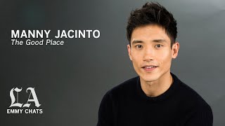 Manny Jacinto puts a lot of thought into playing lovable dummy Jason on The Good Place [upl. by Tamqrah]