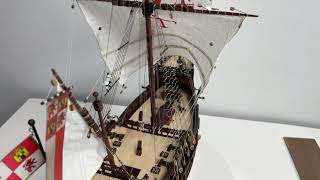 Artesania Latina  Santa Maria 22411N  Part 9  Rigging 2 [upl. by Nitsoj847]