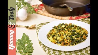 Muringayila Mutta Thoran Drumstick Leaves Egg Stir Fry  Yummy N Tasty [upl. by Robers]