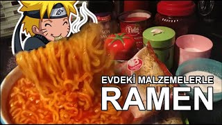 EVDEKİ MALZEMELERLE RAMEN YAPIN [upl. by Annoj]