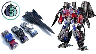 Different color Movie Optimus Prime Jetfire combine Revenge of the Fallen ROTF トランスフォーマー 變形金剛 [upl. by Castillo]