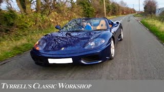 Barn Find to Glory Remarkable Resurrection  My Ferrari 360 Spider  Tyrrells Classic Workshop [upl. by Rramaj]