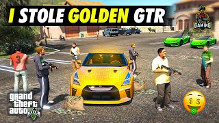 I STOLE GOLDEN NISSAN GTR  GTA 5 CRIMINAL CITY PART 1 [upl. by Adirehs]