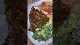 Le vrai Attieke poisson grillé à livoirienne😋🥰🤩 Awa [upl. by Amitarp]