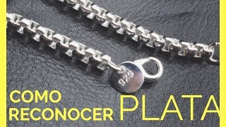 Como saber si es PLATA  Como reconocer PLATA  Plata 950  Plata 925 [upl. by Yv]