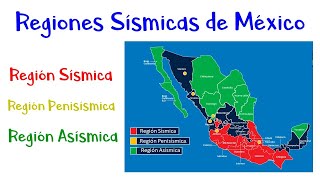 📢 Regiones Sísmicas de México 🇲🇽 Fácil y Rápido [upl. by Latnahs]