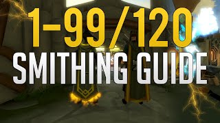 Runescape 3  199120 Smithing guide 2020 [upl. by Arrad172]