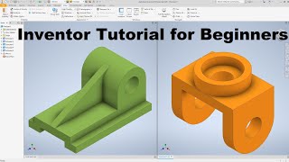 Autodesk Inventor Tutorial for Beginners [upl. by Cheadle]