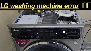 LG washing machine error AE [upl. by Lyndes]