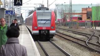 Bahnhof  Stacja FELDKIRCHEN bei München  13042013 [upl. by Jegger]