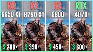 RX 6650 XT vs RX 6750 XT vs RX 6800 vs RTX 4070  Test in 12 Games [upl. by Derreg]