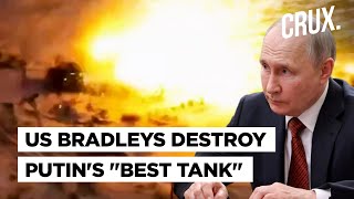 Putins Best Tank No Match Against USMade Bradleys Video Of Russias T90M Burning Up Goes Viral [upl. by Kaazi]