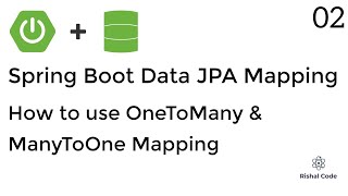 Spring Boot Data JPA  How to use OneToMany and ManyToOne Mapping [upl. by Dugas25]