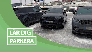 Ta Körkort  Lär dig parkera  kör in backa in fickparkera [upl. by Atikin]