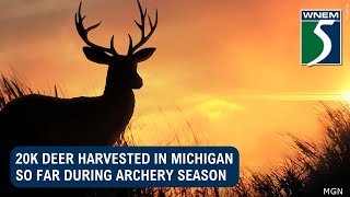 DNR 20K deer harvested in Michigan so far during archery season [upl. by Enaud]